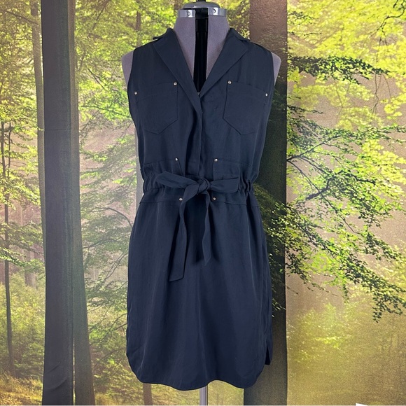 Heritage Collection Tie-Front Shirt Dress - Picture 3 of 9